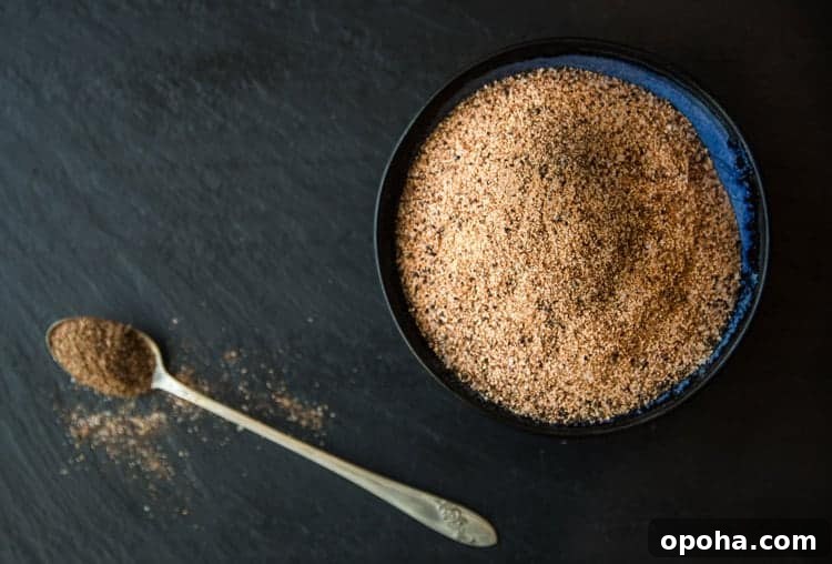 Chicken seasoning in a bowl
