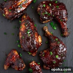 Perfectly cooked chicken on a platter.
