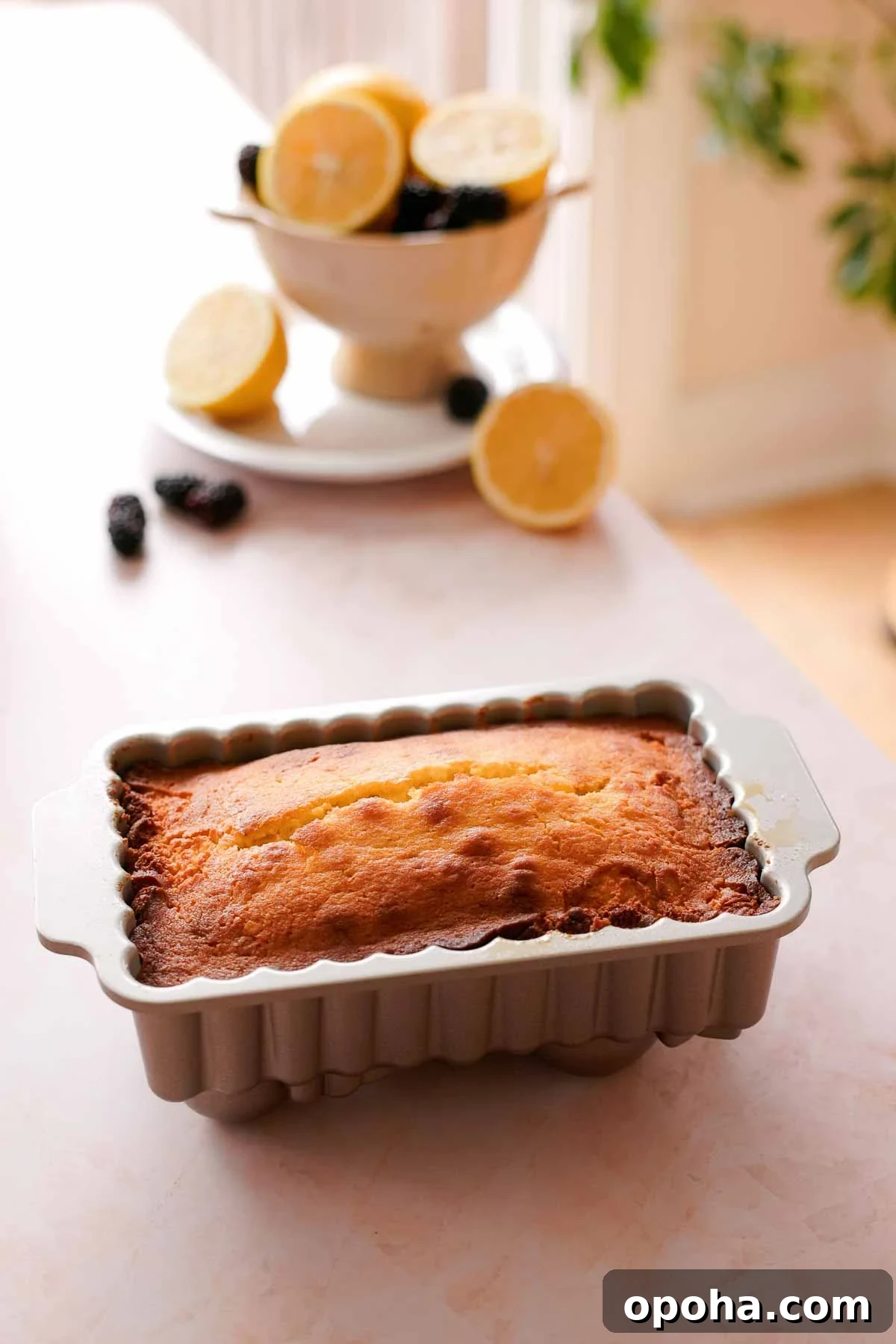 baked lemon pound cake