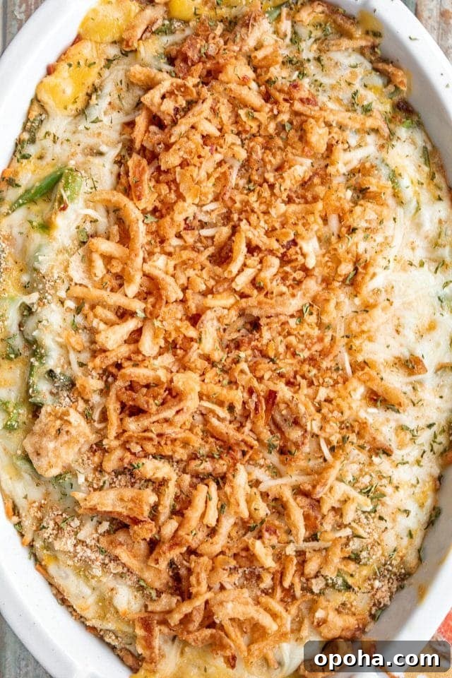 Classic Green Bean Casserole Recipe with Crispy Onion Topping 5 Easy Green Bean Casserole