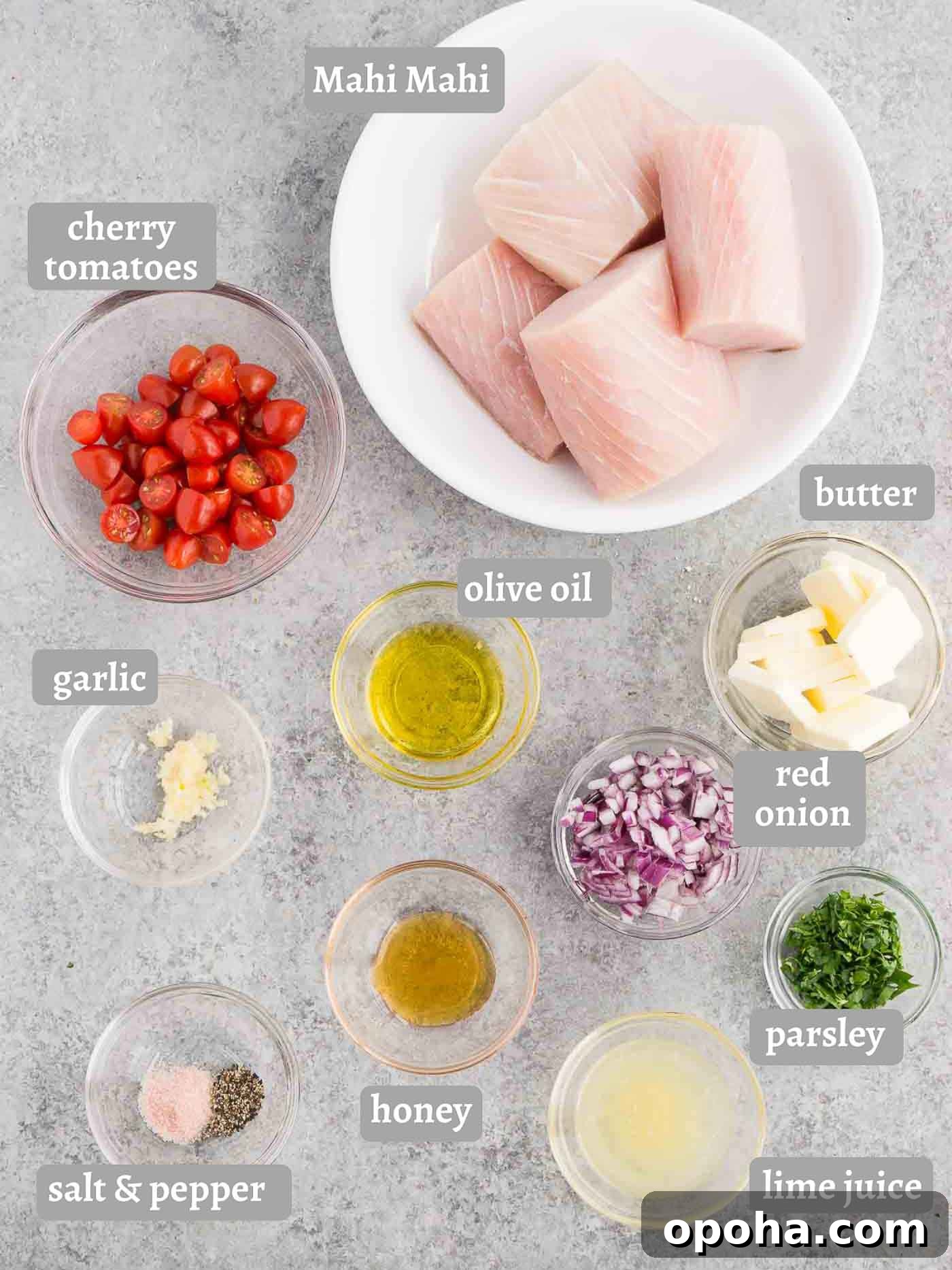 ingredients for mahi mahi