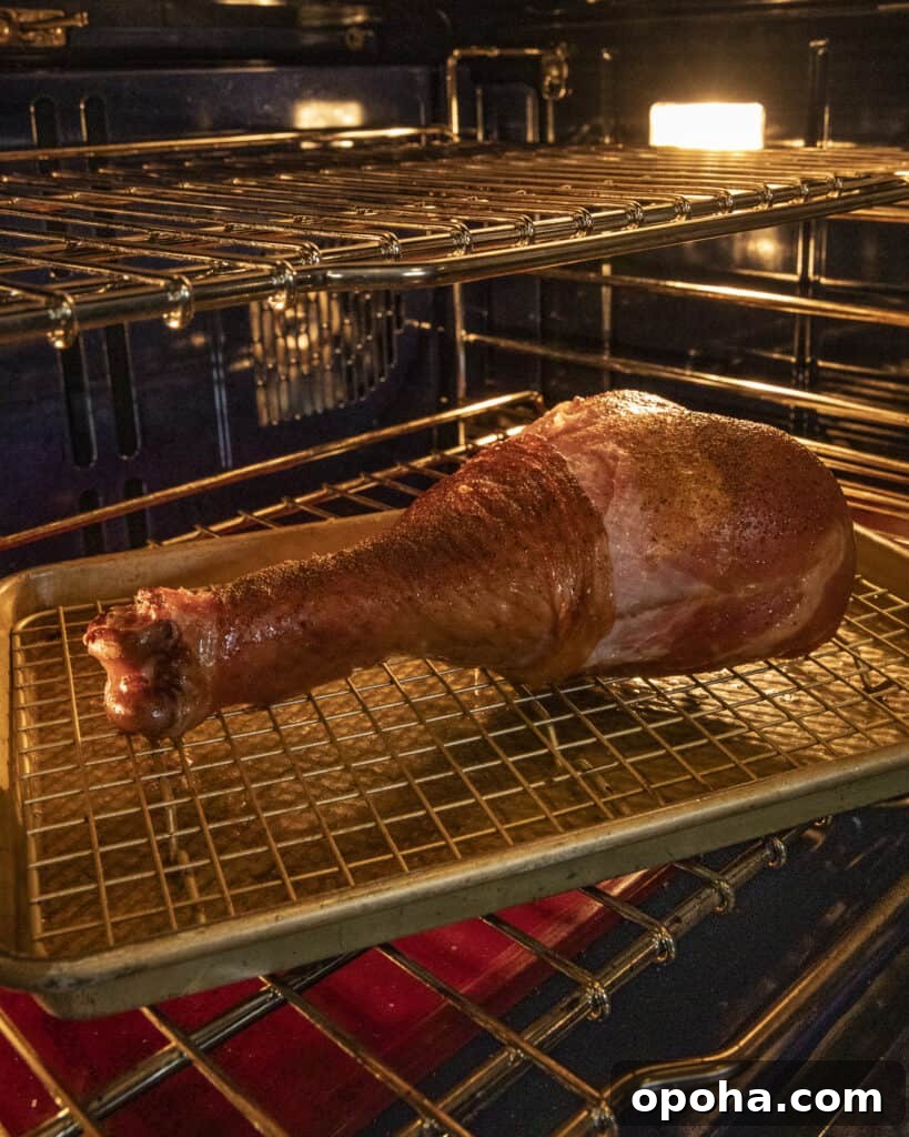 How to Reheat and Cook Store-Bought Smoked Turkey Legs 6 Baked turkey leg