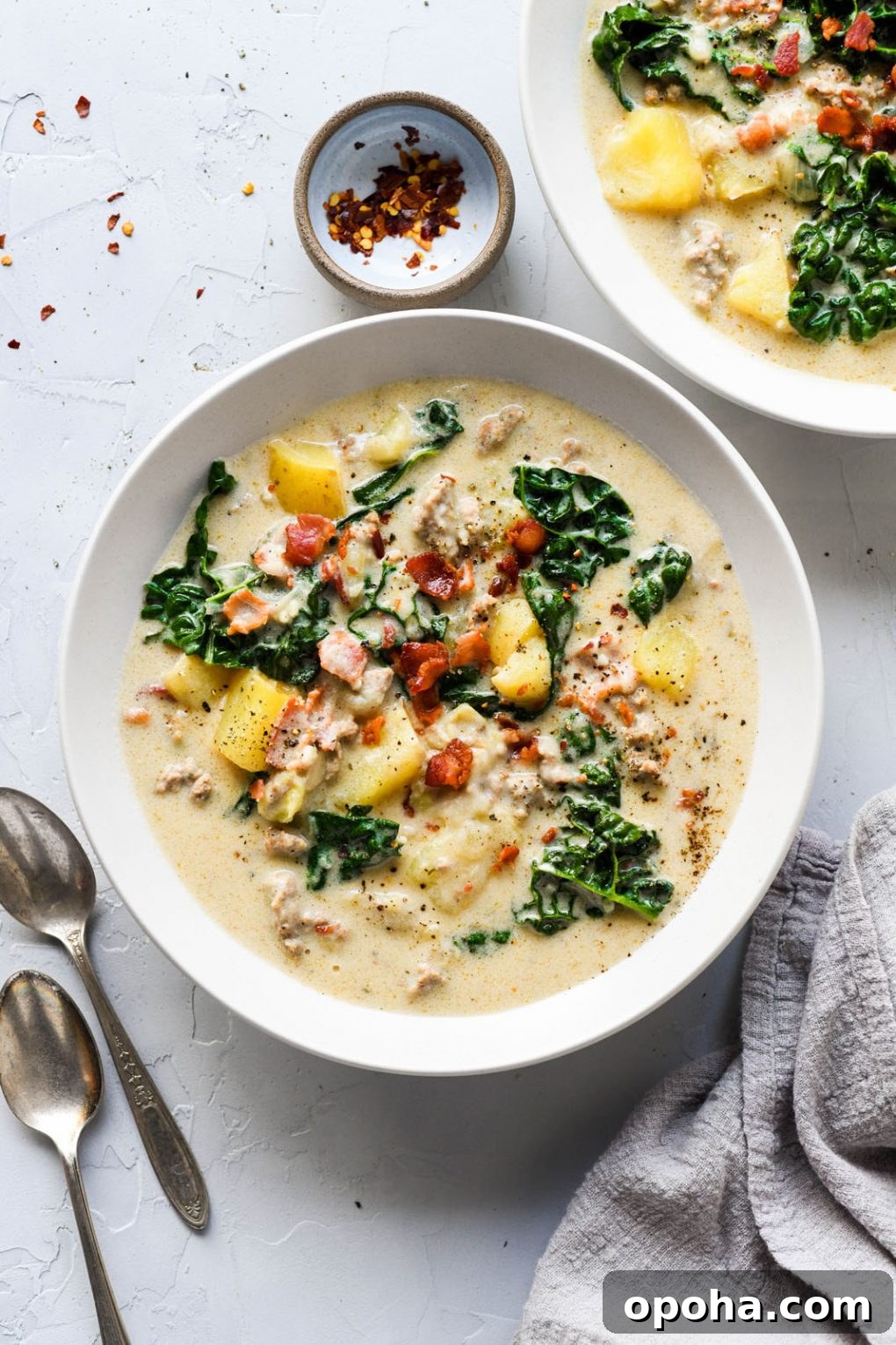 Dairy-Free Zuppa Toscana with Creamy Cashew Sauce 3 img 18509 2