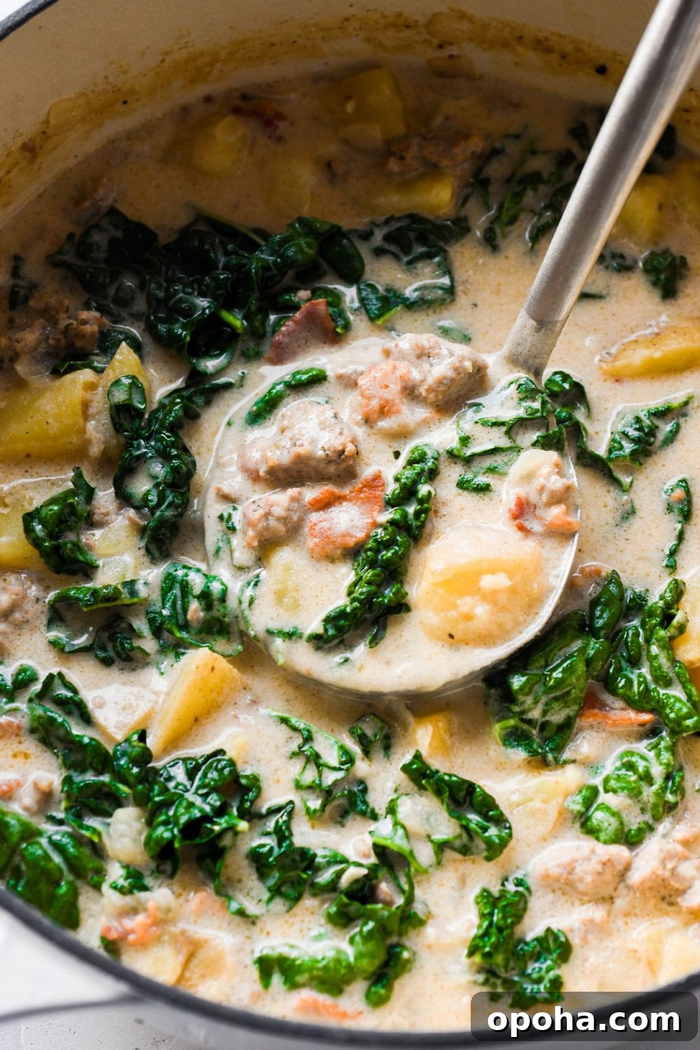 Dairy-Free Zuppa Toscana with Creamy Cashew Sauce 5 img 18509 4