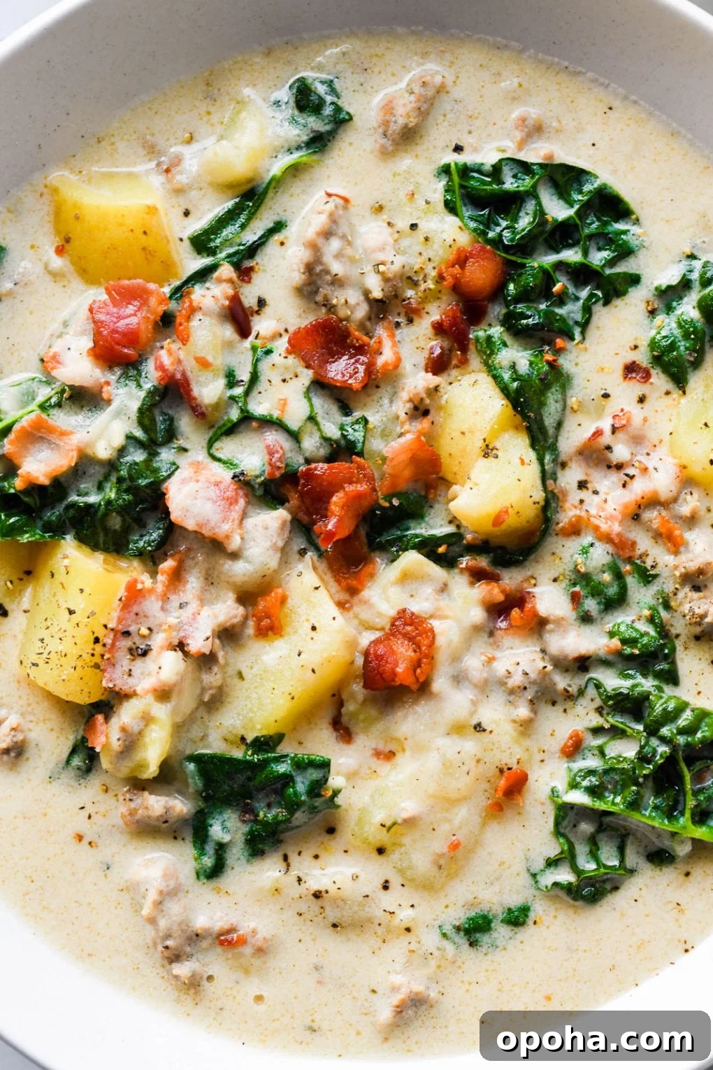 Dairy-Free Zuppa Toscana with Creamy Cashew Sauce 6 img 18509 5