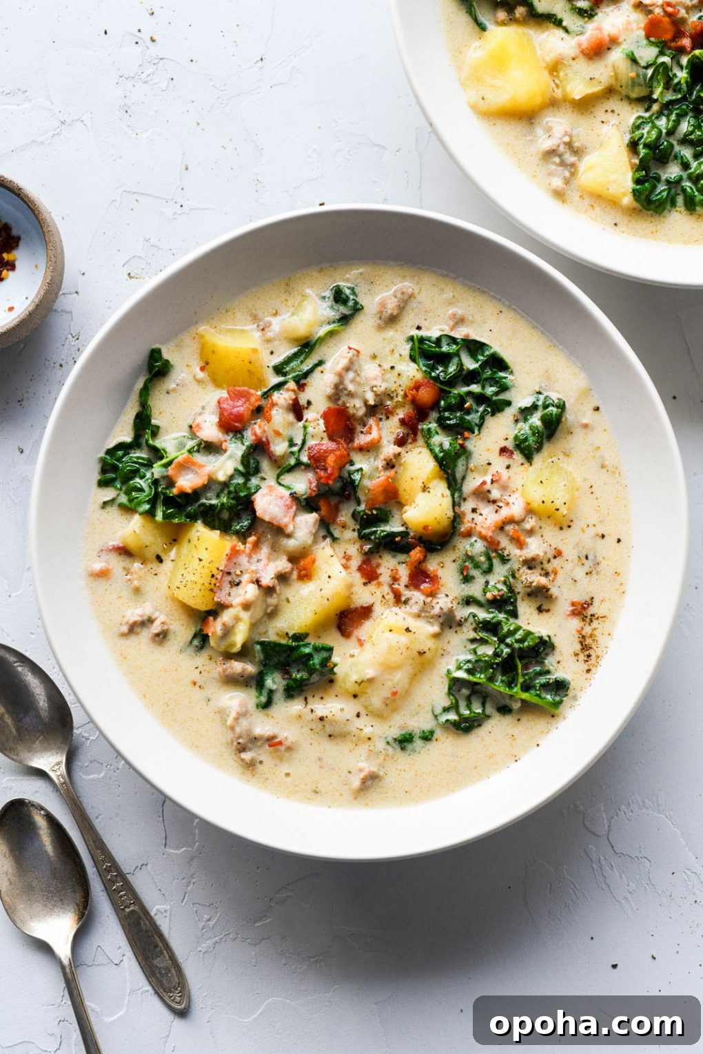 Dairy-Free Zuppa Toscana with Creamy Cashew Sauce 8 img 18509 8