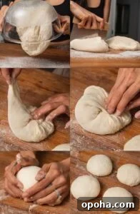Shaping dough balls