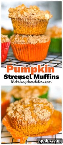 Pumpkin Streusel Muffins