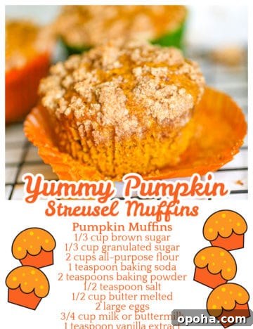 Pumpkin Streusel Muffins