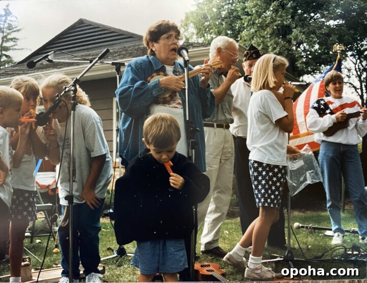 a photo of a family together singing