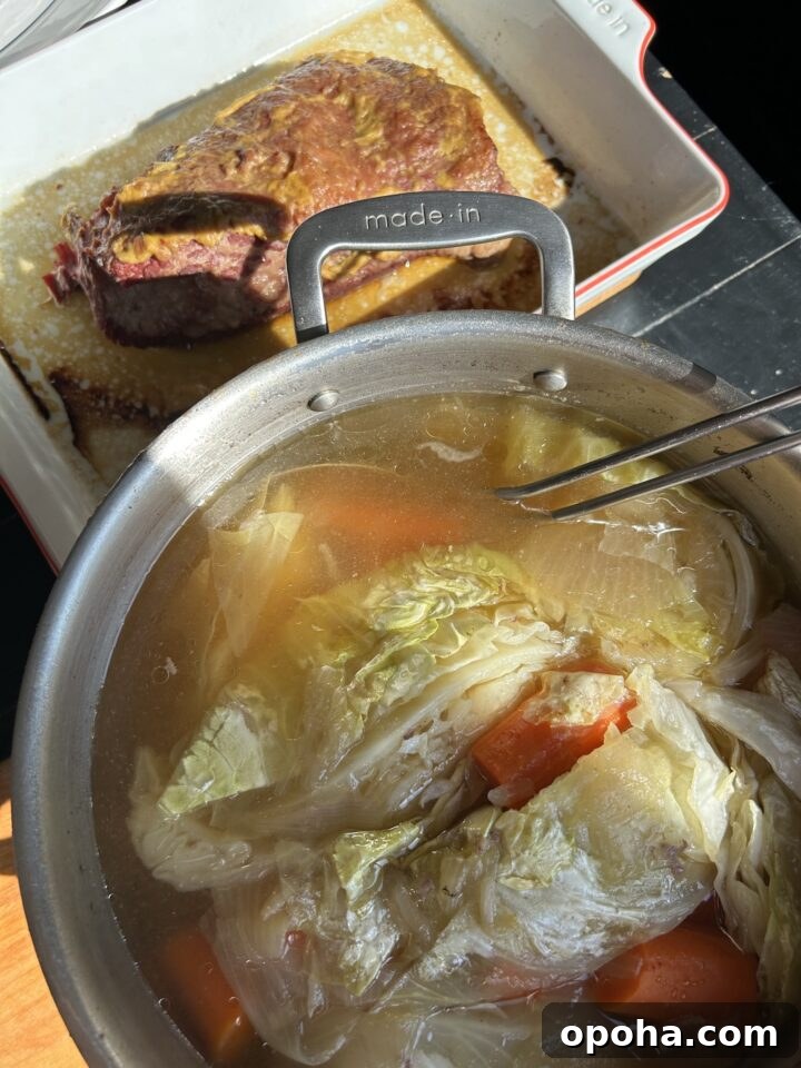 corned beef and veggies