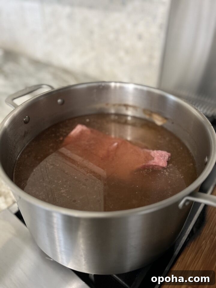 beef in pot