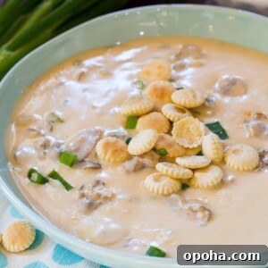 Creamy Oyster Stew Recipe with Garlic and Fresh Herbs 5 Homemade Oyster Stew