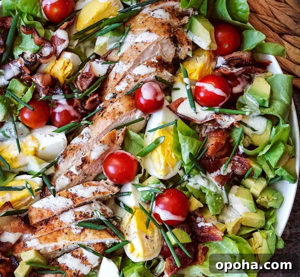 Balanced Plate Meal Template: How to Build Nutritious Portions 16 cobb salad featured image