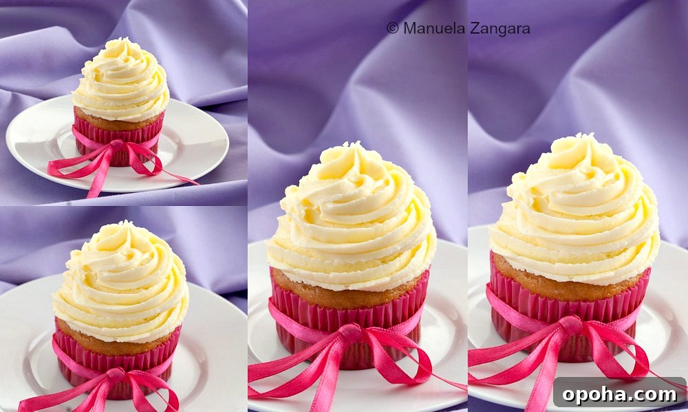 Vanilla Cupcakes with Jasmine Buttercream