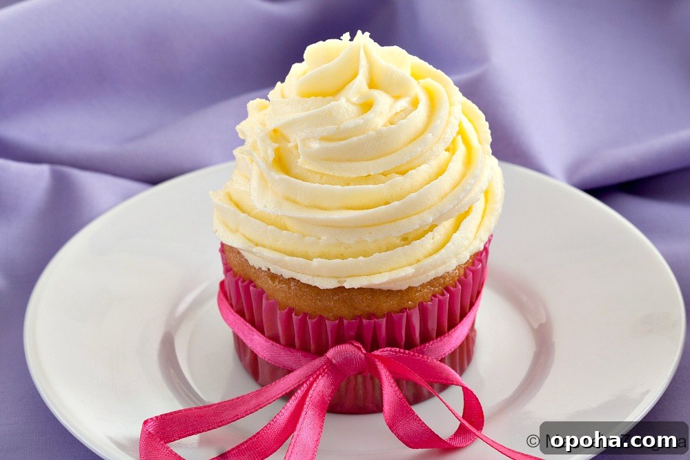 Vanilla Cupcakes with Jasmine Buttercream