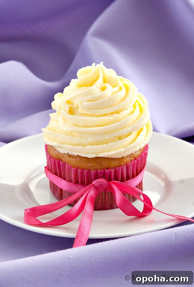 Vanilla Cupcakes with Jasmine Buttercream