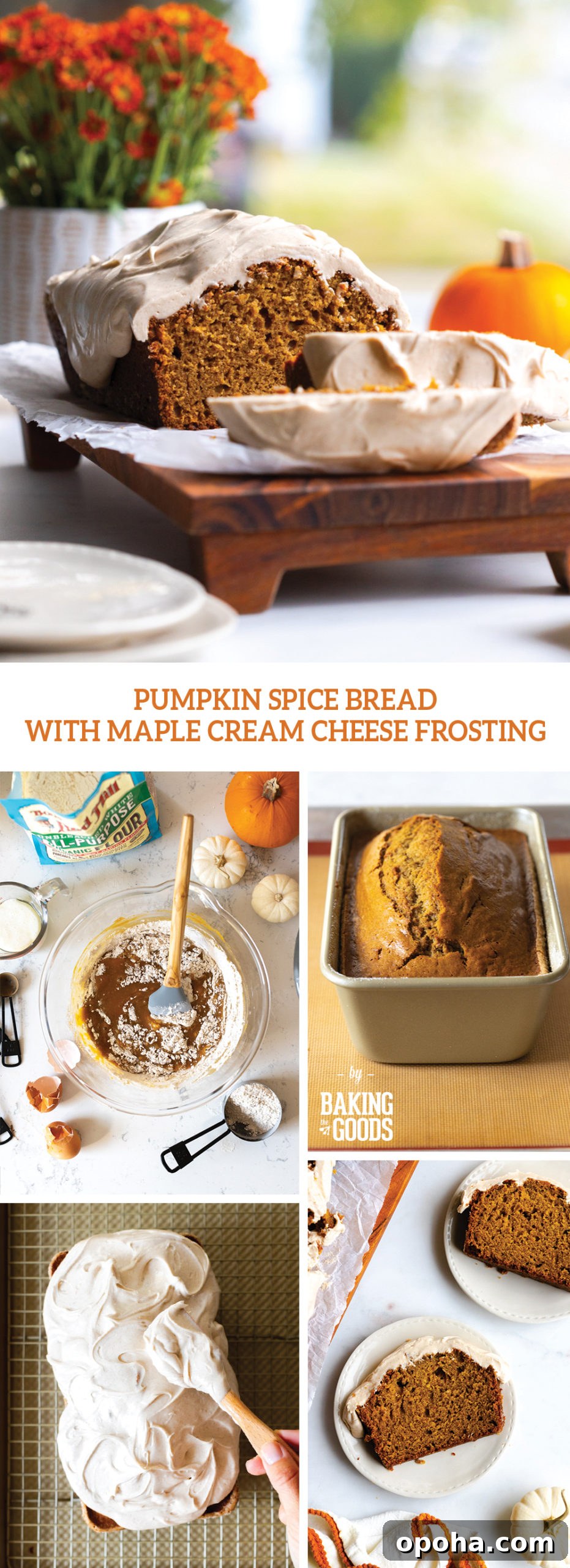 Pumpkin Spice Quick Bread with Maple Cream Cheese Frosting 23 img 20392 24