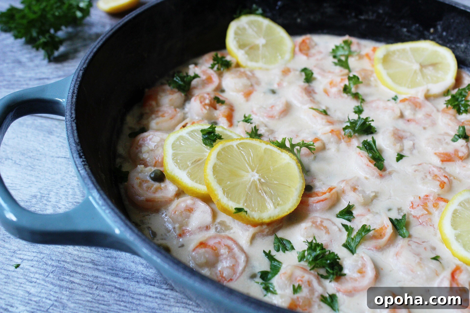 paleo creamy lemon shrimp