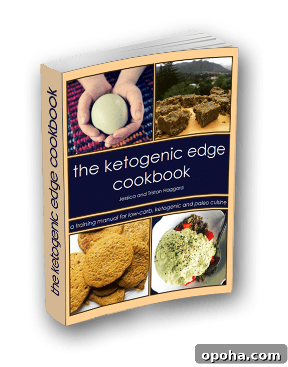 Ketogenic edge cookbook product page cover.