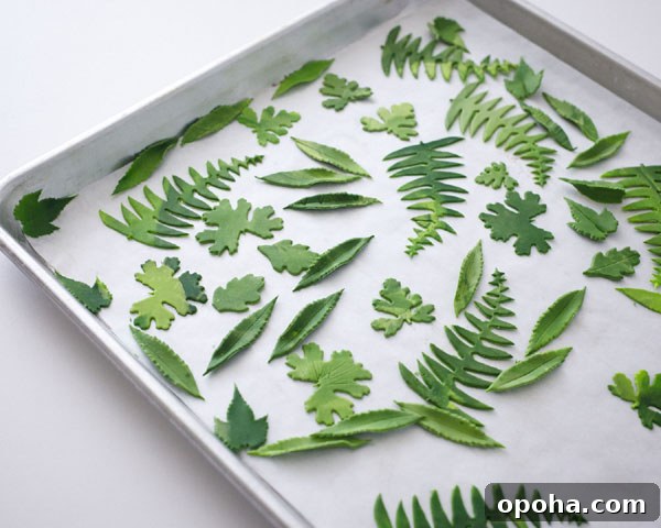 How to Make a Charming Cupcake Terrarium Step-by-Step 10 Dried gum paste leaves