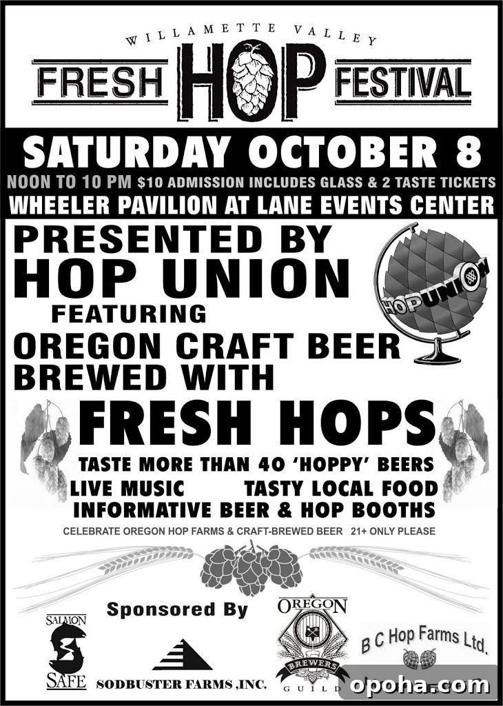 Willamette Valley Fresh Hop Festival Guide: Beer, Brewers & Events 2 Fresh hop festival beer