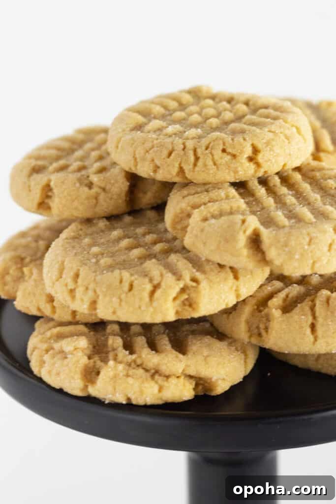 Peanut Butter Cookies made from yellow cake mix.