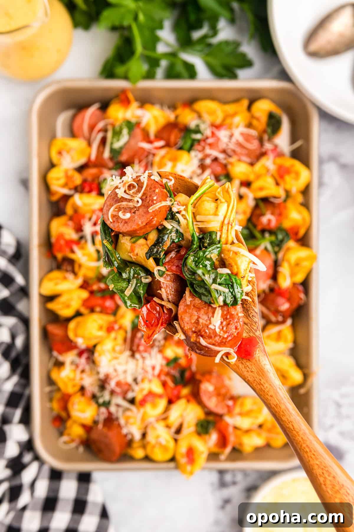 Crispy Blackstone Tortellini Skillet with Garlic Butter Sauce 9 img 24262 8