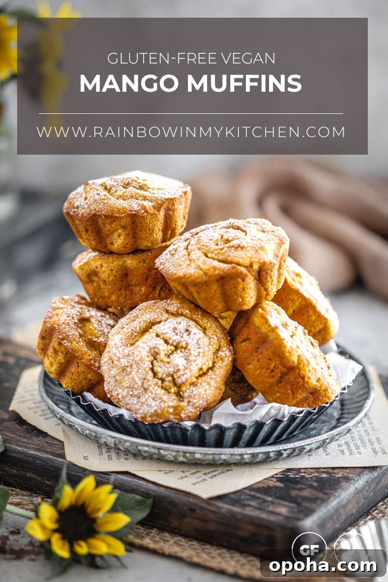 Gluten-Free Vegan Mango Muffins