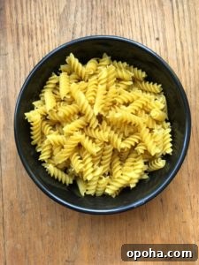 Meat lovers pasta ingredient spiral noodles