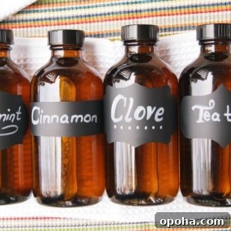 Herbal Two-Ingredient Mouthwash - can be made with four different flavors for variety