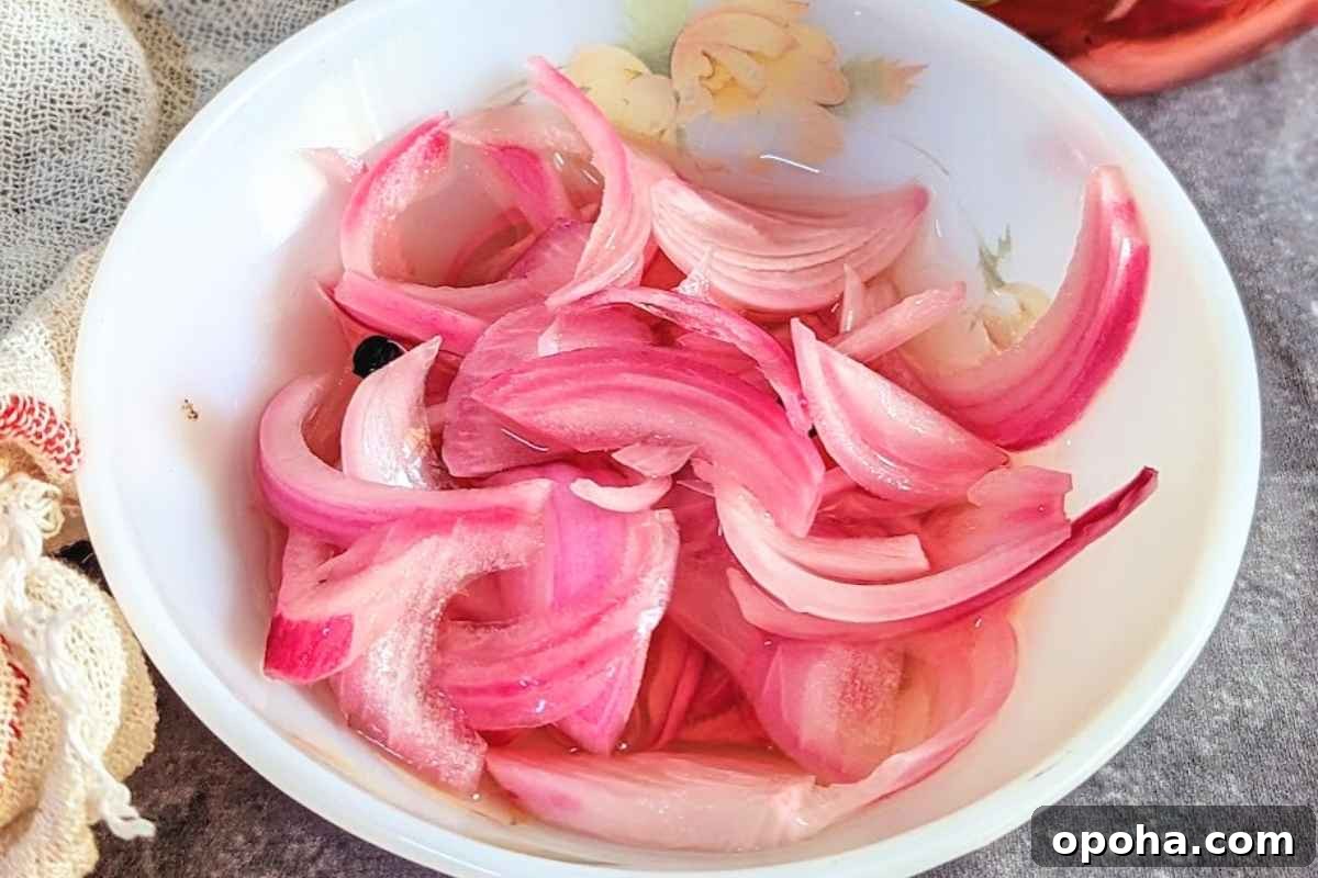 15 Classic Indian Vegetarian Recipes That Always Impress 11 Delicious pickled onions in a bowl