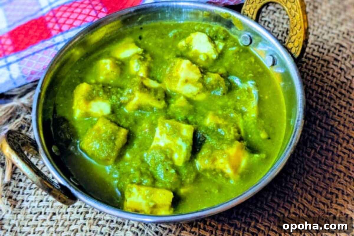 15 Classic Indian Vegetarian Recipes That Always Impress 9 Palak paneer