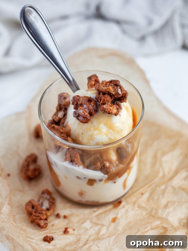 Whiskey Coffee Caramel Sundae (Gluten-Free Dessert) 2 Gluten Whiskey Caramel Sundae