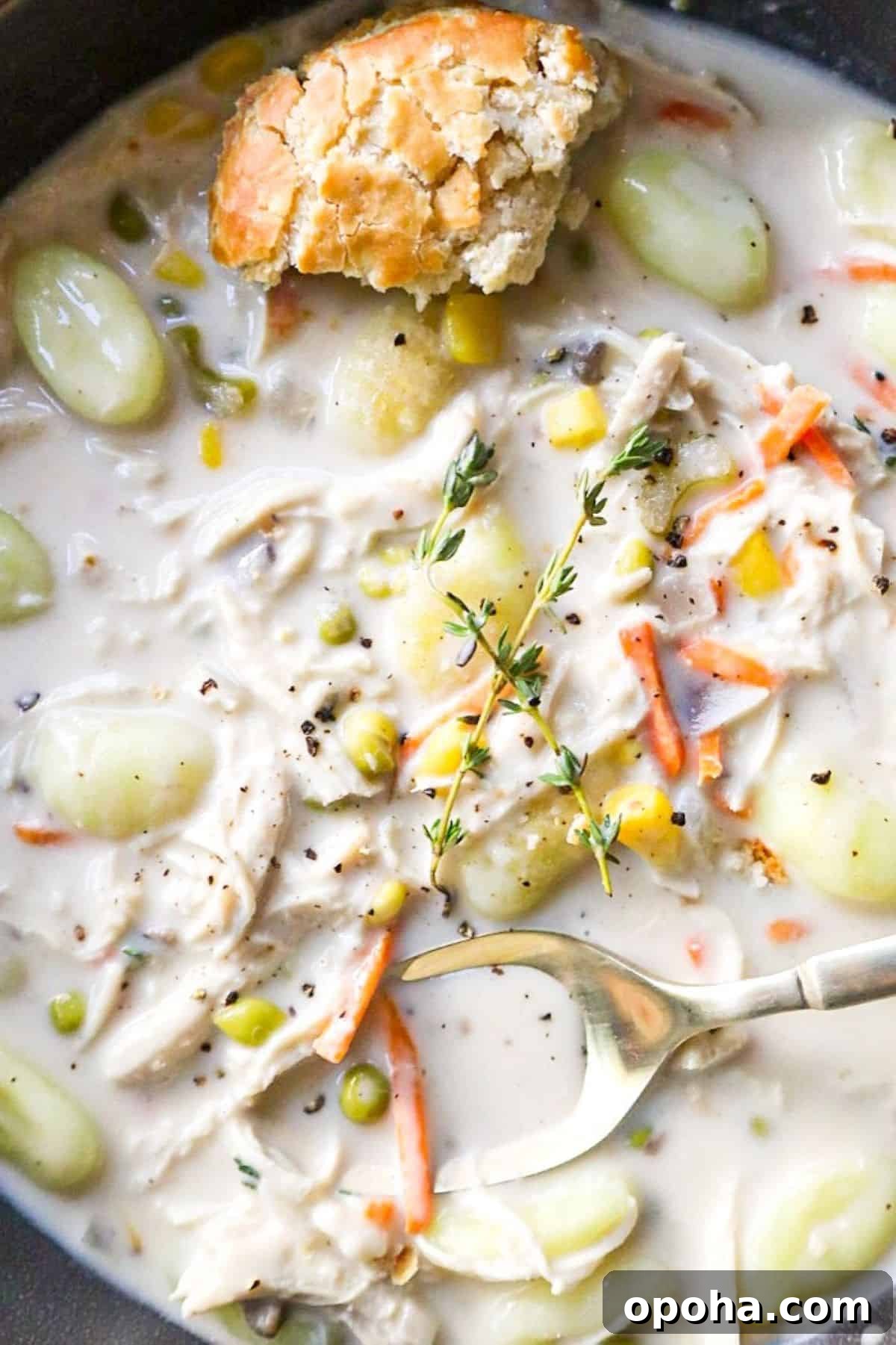 Creamy Slow Cooker Chicken Pot Pie Soup Recipe 2 Slow Cooker Chicken Pot Pie Soup