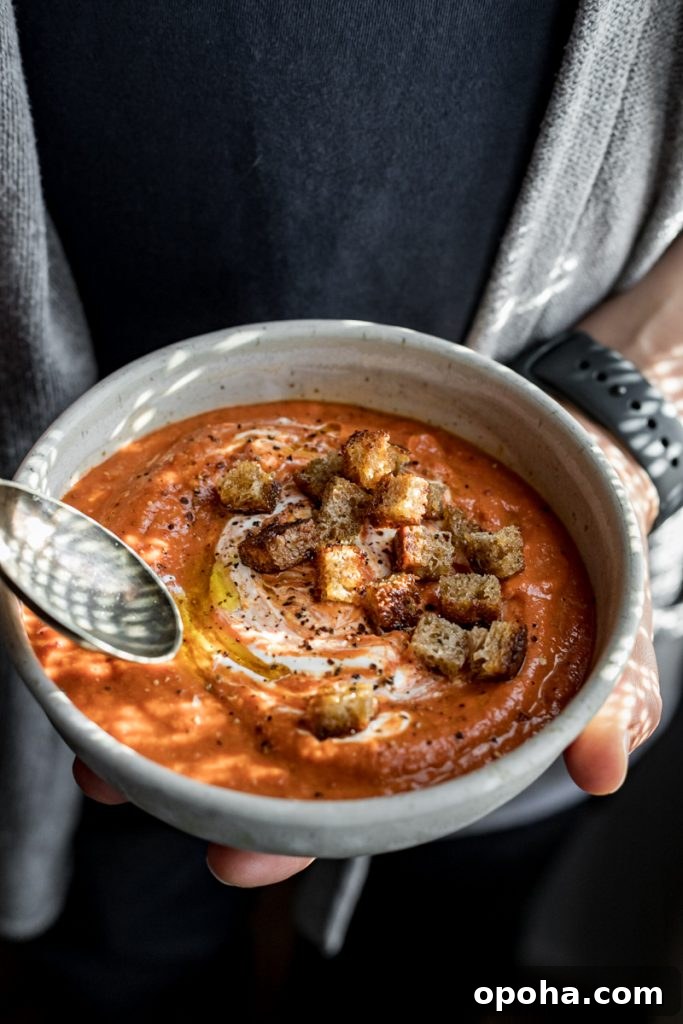 Roasted tomato soup Roasted tomato soup