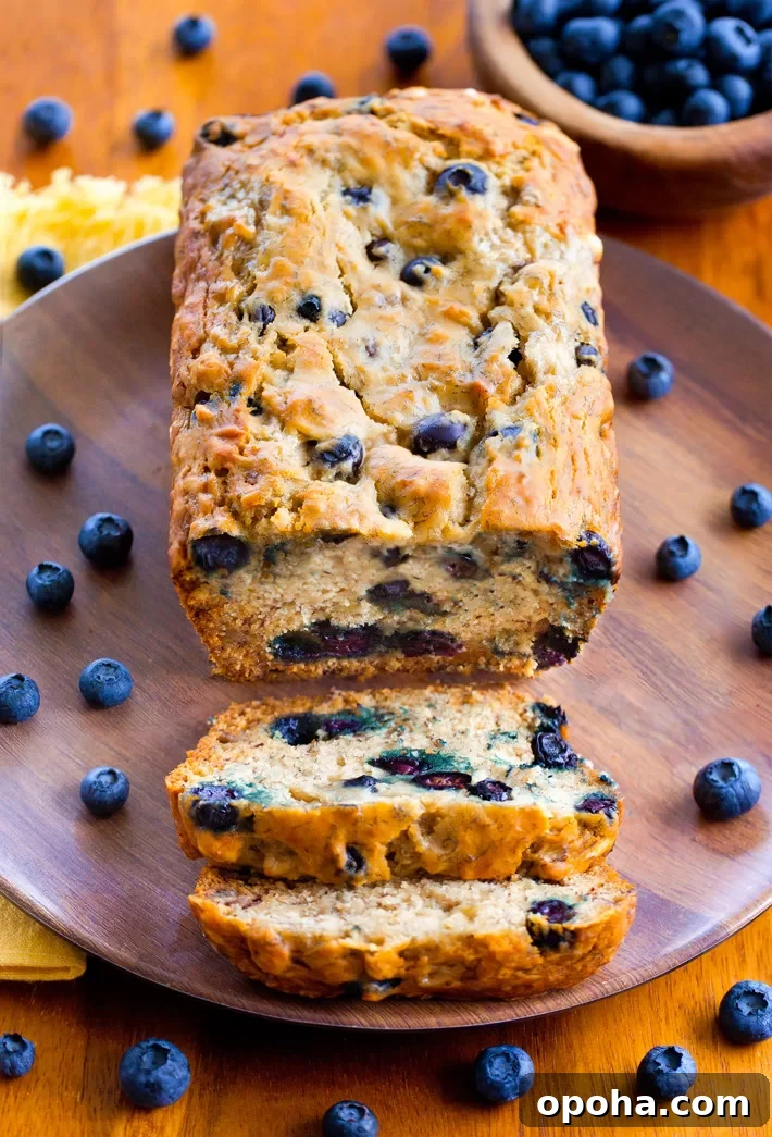Blueberry Banana Bread
