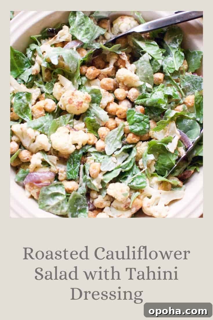 Hearty Harvest Salad with Apple Cider Vinaigrette Recipe 14 Roasted Cauliflower Salad with Tahini Dressing