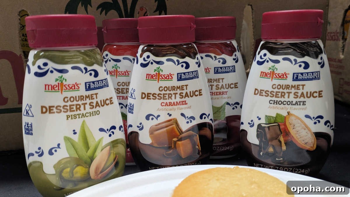 fabbri dessert sauces and cupcake