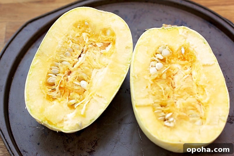 Twice-Baked Spaghetti Squash Mac ’n’ Cheese Casserole 6 Roasted spaghetti squash