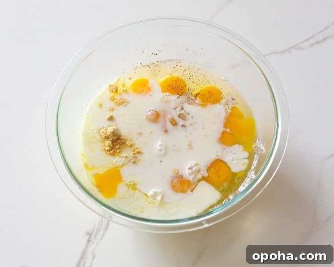Overnight Crockpot Breakfast Casserole for Busy Mornings 7 eggs