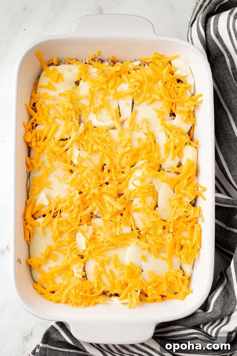 Philly Cheesesteak Casserole with Ground Beef — Savory Comfort Bake 12 img 33879 11