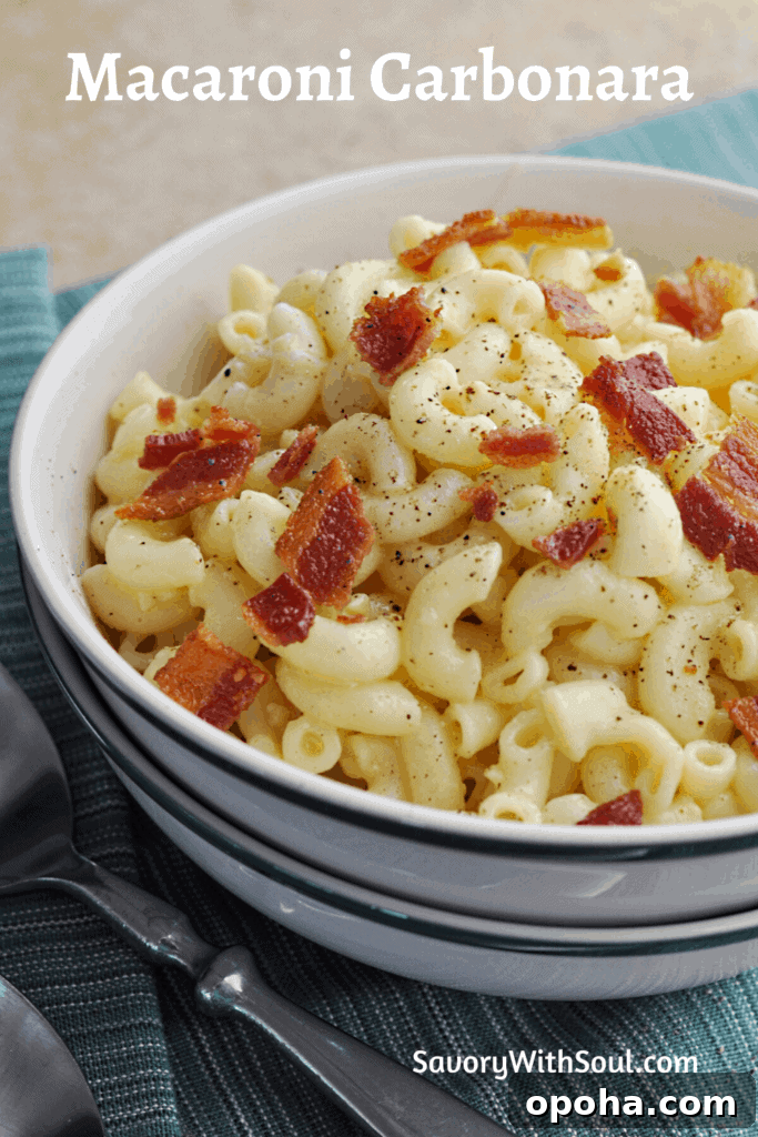 Quick Creamy Macaroni Carbonara Recipe in 20 Minutes 5 img 3431 4