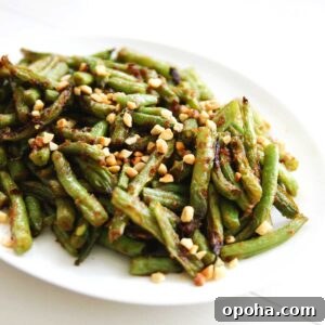 Creamy Peanut-Sauce Green Beans (Air Fryer Recipe) 10 air fried crunchy peanut green beans recipe