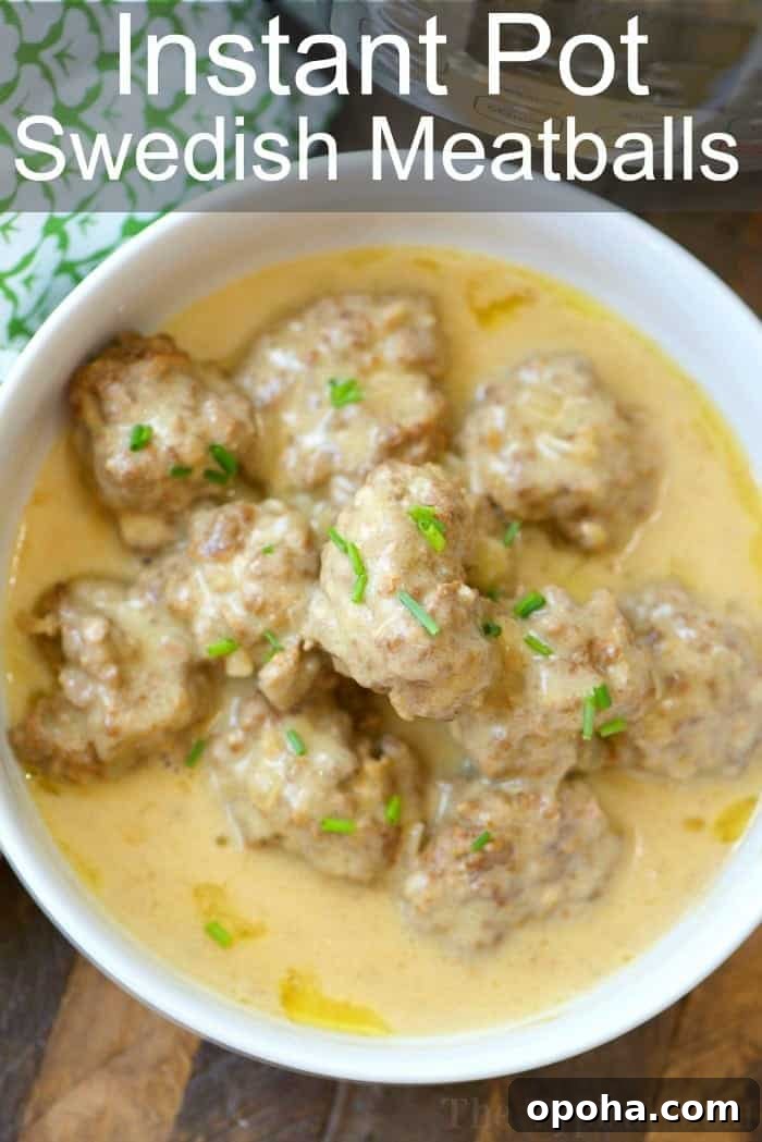 Instant Pot Swedish meatballs instant pot swedish meatballs
