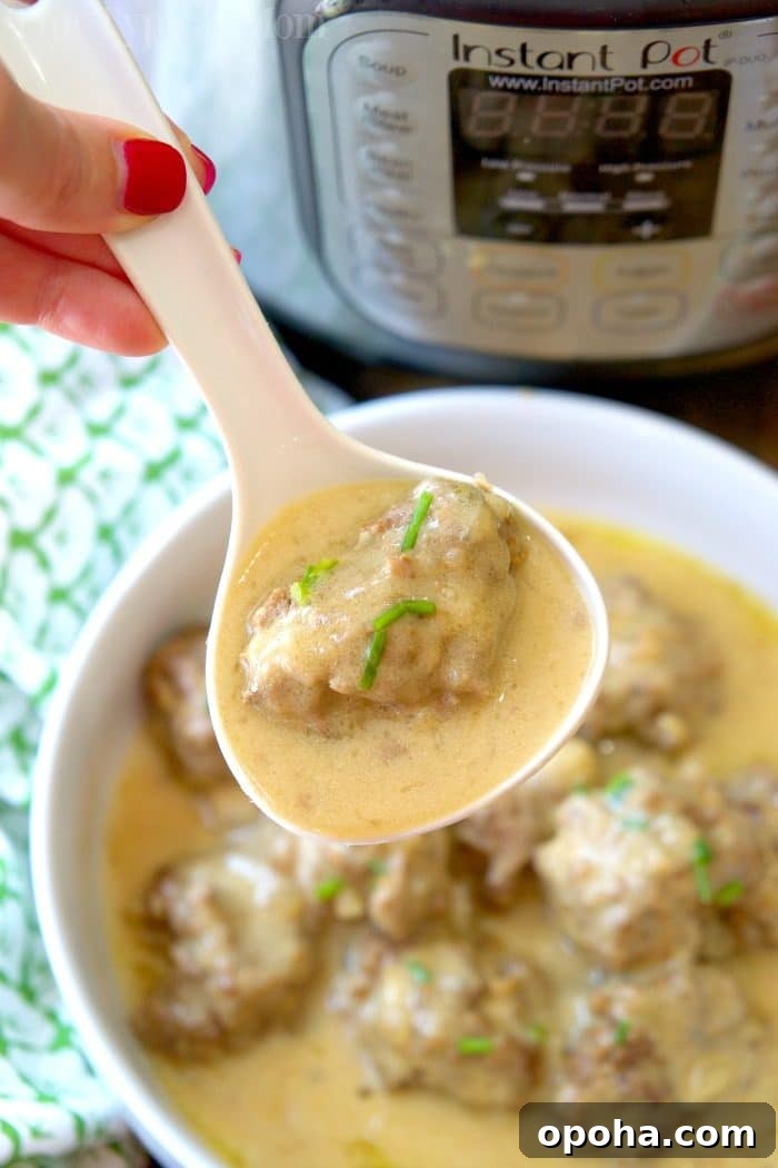 Instant Pot Swedish meatballs easy homemade instant pot swedish meatballs