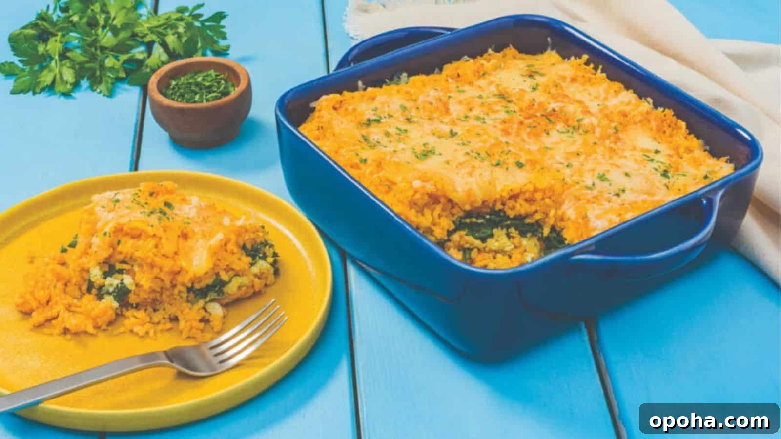 15 Weeknight Casseroles That Save Dinner Tonight 15 Spinach and Pumpkin Rice Casserole