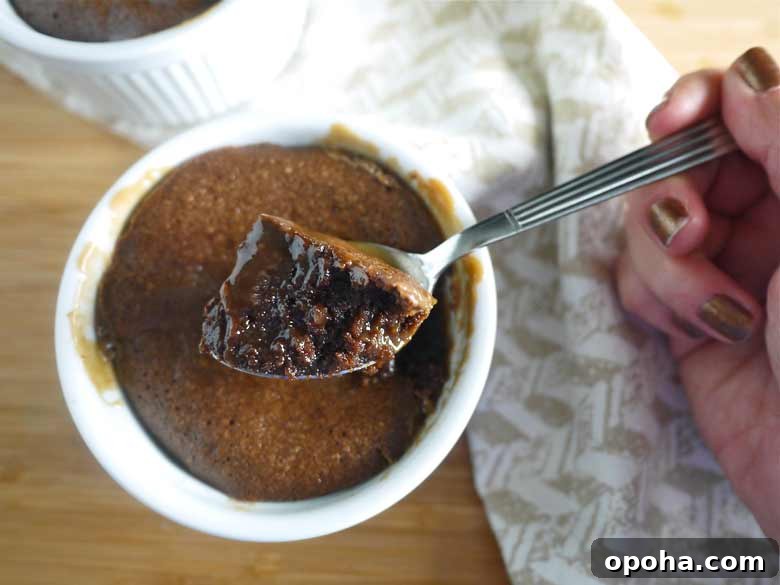 Caramel Chocolate Fondant (Paleo, GF, dairy-free)