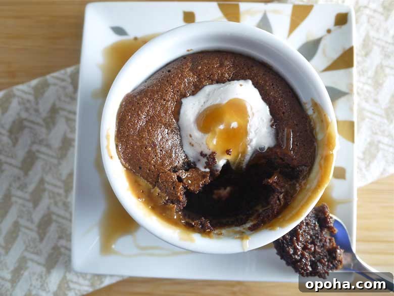 Molten caramel center
