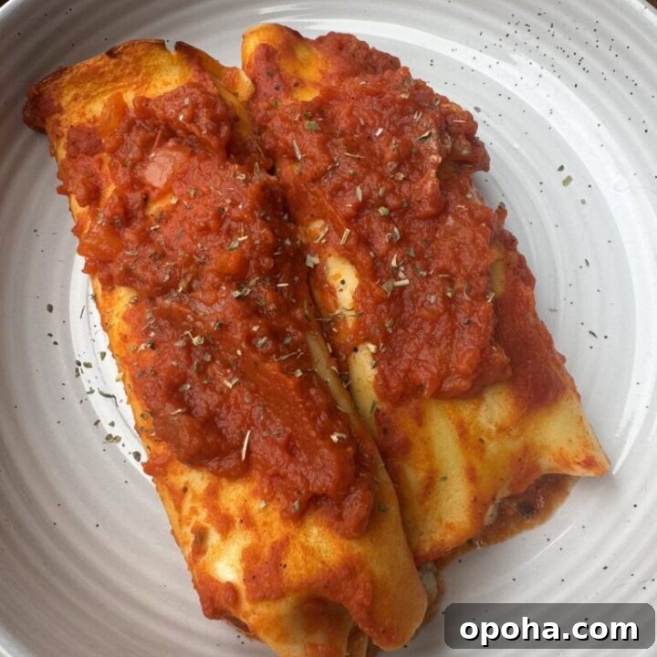Crepe Style Manicotti Recipe